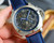 buy High quality replica plain jane PANERAI skeleton blue strap watch replica from hypereptime Panerai