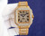Buy High quality replica iced out Cartier santos Gypsophila moissanite vvs diamond gold arabic dial watch from HypeRepTime, best replica designer brand website