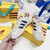 High quality replica UA Adidas x Gucci Gazelle White,  Sneaker