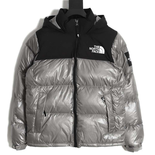 Buy High quality replica UA The North Face TNF 23FW novelty nuptse 1996 glossy armband large plaid down Jacket from HypeRepTime, best replica designer brand website