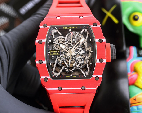 Buy High quality replica Plain jane Richard Mille RM67-02 Red stripe Watch (Select colorway) from HypeRepTime, best replica designer brand website