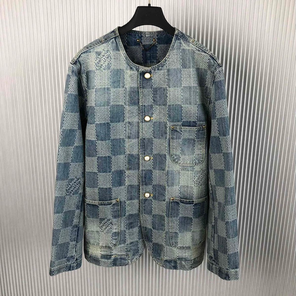 Buy High quality replica UA LV Louis Vuitton Damier Denim Chic Jacket from HypeRepTime, best replica designer brand website Buy High quality replica UA LV Louis Vuitton Damier Denim Chic Jacket from HypeRepTime, best replica designer brand website