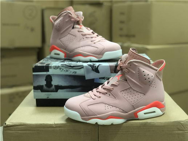 Buy UA High quality replica nike Air Jordan Retro 6 “Aleali May” pink sneakers from HypeRepTime, best replica designer brand website