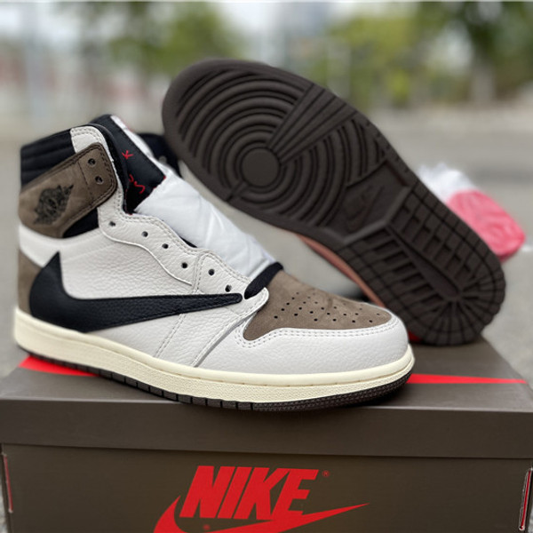Buy High quality replica UA  Travis Scott Air 1 Mocha CD4487-100, Sneaker from HypeRepTime, best replica designer brand website