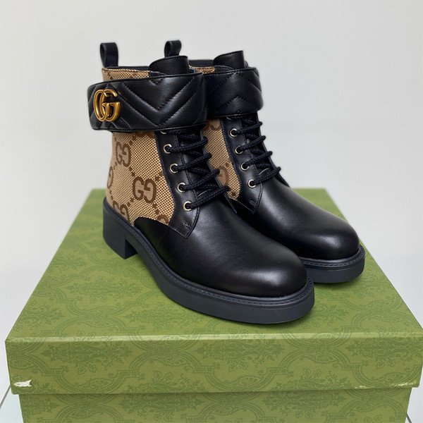 Buy High quality replica UA Gucci Women's ankle boots with Double G, Sneakers from HypeRepTime, best replica designer brand website
