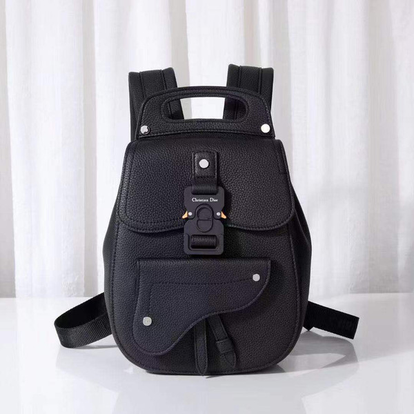 Buy High quality replica UA Dior Mini Saddle All black Backpack from HypeRepTime, best replica designer brand website