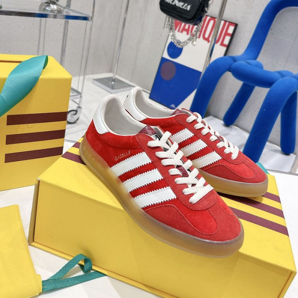 Buy High quality replica UA Adidas x Gucci Gazelle Red,  Sneaker from HypeRepTime, best replica designer brand website