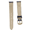 Michele Women's 16mm Blue Leather Watch Band 301878308