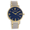 Caravelle By Bulova Men's 2-Tone Stainless Steel Blue Dial Quartz Watch 45A149