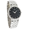 Movado Faceto Diamond Men's Black Dial Swiss Quartz Dress Watch 0606237