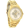Citizen Eco-Drive Nighthawk Champagne Gold-Tone Crystal Watch FB3002-53P