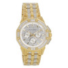 Bulova Men's Gold Plated Stainless Steel Crystal Quartz Watch 98C126