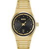 Hugo Boss Candor Men's Black Dial Gold-Tone Quartz Watch 1514077