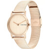 Calvin Klein Feel Women's Rose Gold Dial Quartz Watch 25100036