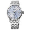 Seiko Presage Men's Automatic Light Blue Dial Stainless Steel Watch SSK037