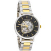 Caravelle Classic Men's 2-Tone Stainless Black Dial Automatic Watch 45A152