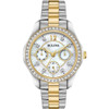 Bulova Crystal Collection Women's Mother of Pearl Dial Quartz Watch 98N114
