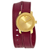 Movado Bold Women's Red Leather Quartz Watch 3600344