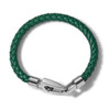 Bulova Marine Star Men's Green Leather Bracelet J96B026M
