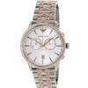 Emporio Armani Alpha Men's Silver and Rose Gold two-tone Quartz Watch AR1826