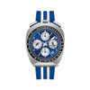 Bulova Shelby Racer Chronograph Men's Blue Rubber Quartz Watch 98B452