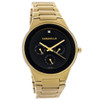 Caravelle By Bulova Modern Men's Black Dial Quartz Watch 44D102