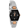 Bulova Gemini Women's Bangle Two-Tone Stainless Diamond Quartz Watch 98P216