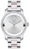 Movado Bold Crystal Silver Dial Women's Quartz Watch 3600881