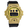 Casio G-Shock Men's Gold Tone Stainless Steel Black Strap Quartz Watch GM6900G-9