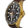Edox SkyDiver Bronze Brown Leather Automatic Men's Watch 80115 BRZN