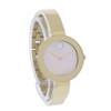 Movado Bold Women's Gold Tone Bangle Bracelet Quartz Watch 3600938