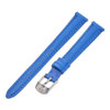 Michele Women's 12mm Patent Leather Blue Watch Strap MS12AA050473