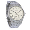 Seiko Essentials Men's Stainless Steel Ivory Dial Quartz Watch SRK047