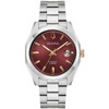 Bulova 98B422 Men's Surveyor Automatic Burgundy Dial Watch