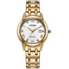 Citizen Classic Women's Gold-Tone Eco-Drive Watch FE1243-59A