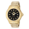 Invicta Signature Men's Gold-Tone Black Dial Automatic Watch 7040