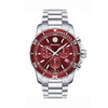 Movado Series 800 Red Dial Men's Quartz Chronograph Watch 2600194