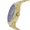 Bulova Men's Gold PVD Stainless Steel Black Dial Crystal Quartz Watch 98K118
