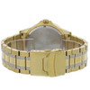 Bulova Men's Gold PVD Stainless Steel Black Dial Crystal Quartz Watch 98K118