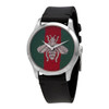 Gucci G-Timeless Green and Red Bee Dial Leather Men's Watch YA1264149