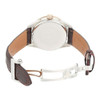 S. Coifman Noble Men's Silver Dial Brown Leather Quartz Watch SC0170
