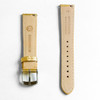 Michele Women's 16mm Gold Leather Watch Band 301940502