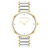 Calvin Klein Minimalistic Women's White Dial Quartz Watch 25200134