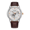Citizen Unisex Disney Steamboat Willie 1928 Leather Strap Watch AW1788-07W