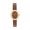 Coach Women's Sammy Quartz Gold-Tone Brown Dial Leather Strap Watch 14504426