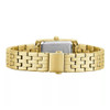 Carvelle by Bulova Women's Gold-Tone Crystal Accent Rectangular Watch - 45L192