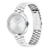 Calvin Klein Twisted Bezel Women's Silver Dial Quartz Watch 25100093