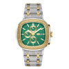 JBW Heist Unisex Green Dial Two-Tone Diamond Luxury Quartz Watch J6380F