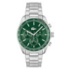 Lacoste Boston Men's Chronograph Green Dial Stainless Steel Quartz Watch 2011346