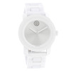 Movado Bold Women's Ceramic White Dial Swiss Quartz Watch 3600534
